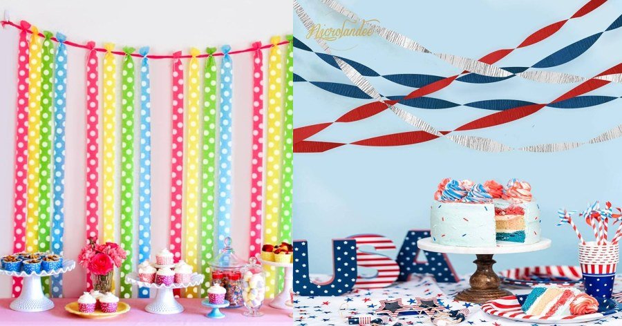 7 ideas de manualidades con papel para decorar fiestas