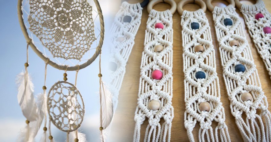 10 proyectos con macramé para decorar tu hogar de forma artesanal