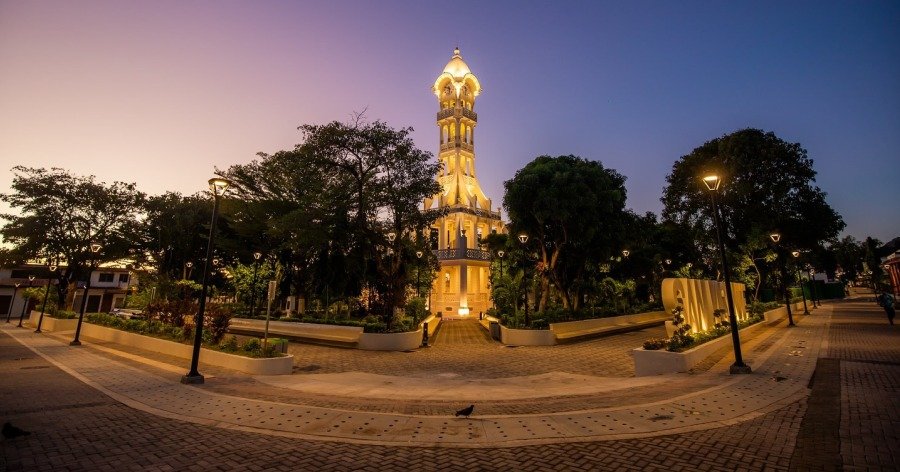 Centro histórico de San Vicente, en El Salvador